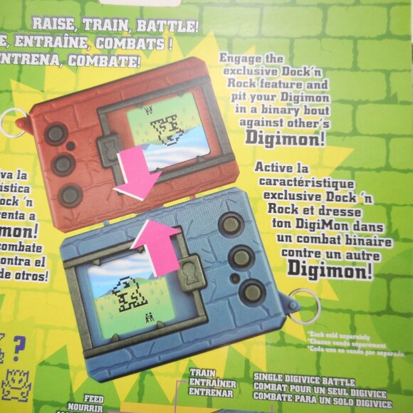 Bandai Digimon Digital Monster You Train for Action Game Tamagotchi Purple NIB - Picture 4 of 8